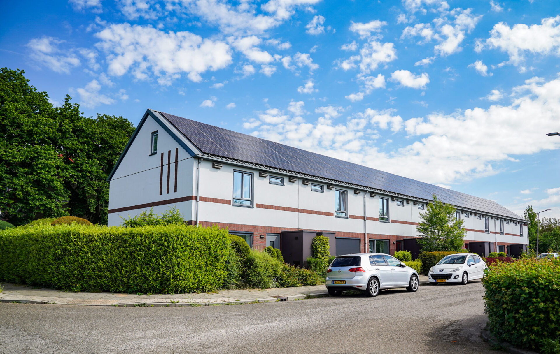 Woning met zonnepanelen